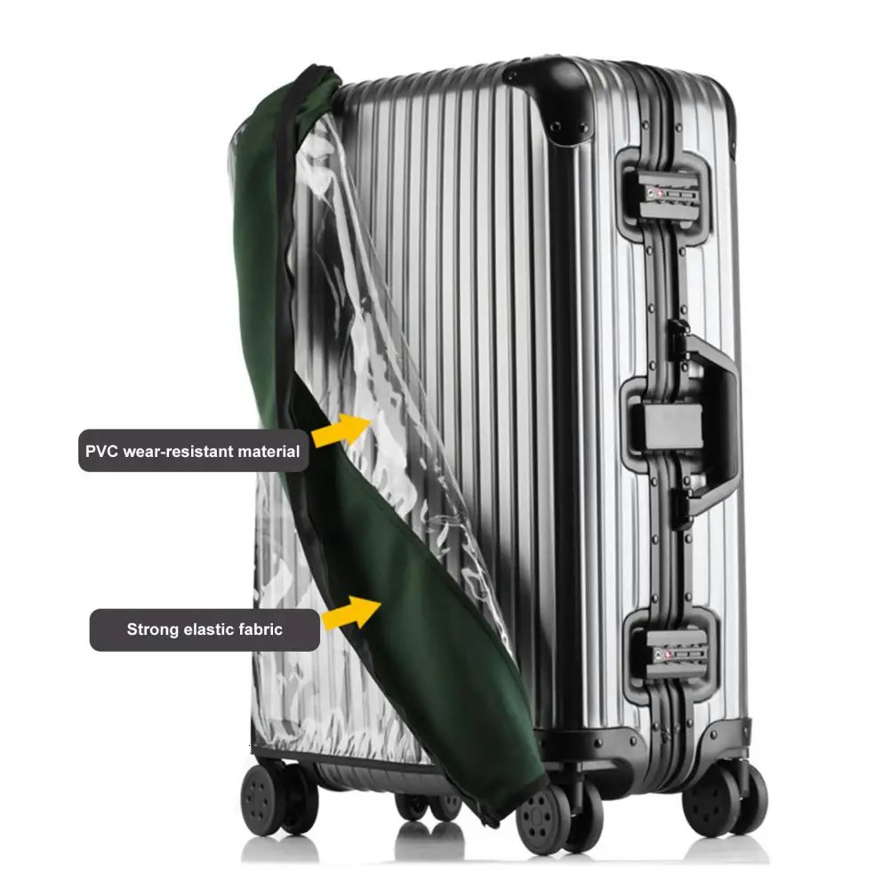 Protective Luggage Case Durable Waterproof Protector with Impact Resistant n Elastic Fabric Trunk Cover for 20inch 250615