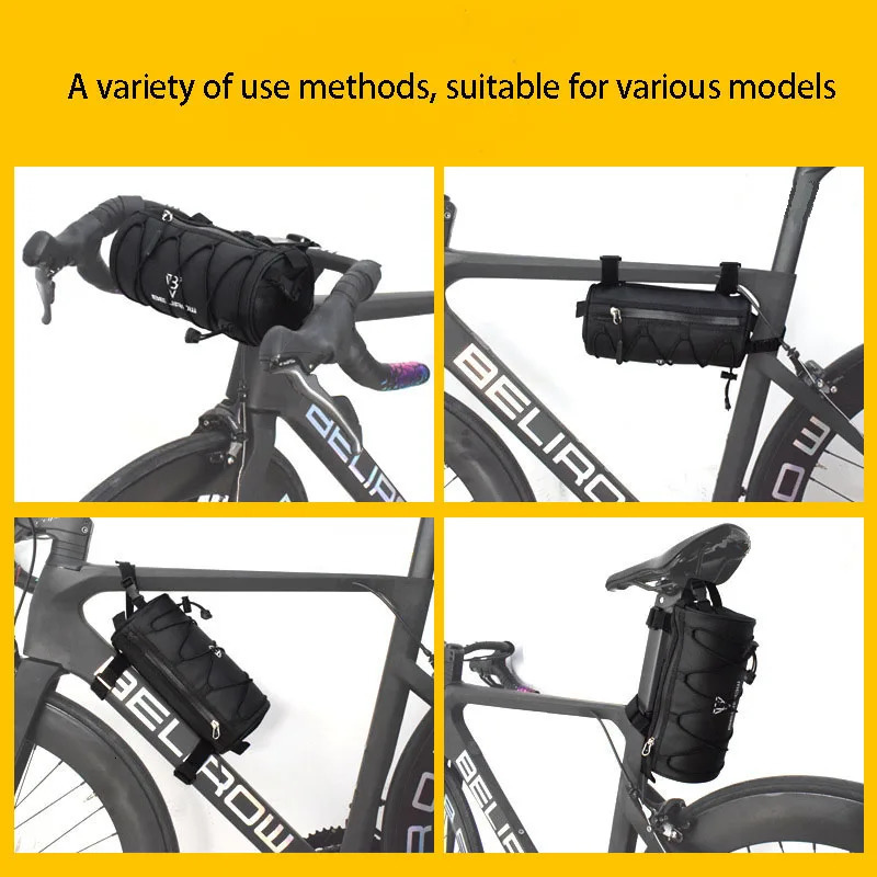 2L 5L Bike Handlebar Bag Bicycle Front Bag Shoulder Bag Storage Bag with Shoulder Strap for Road Mountain Bike Cycling Travel 250610
