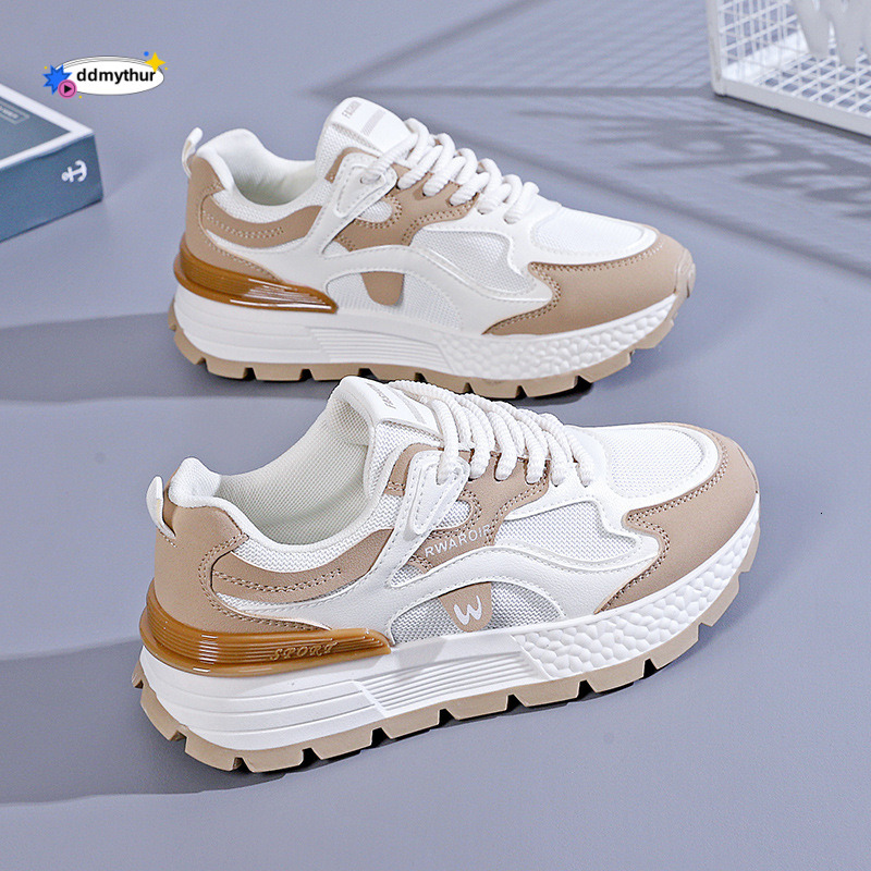 2024 Spring Summer New Breathable Women Mesh Sneakers Ultra-light Soft Sole White Casual Running Shoes Trendy ddmythur