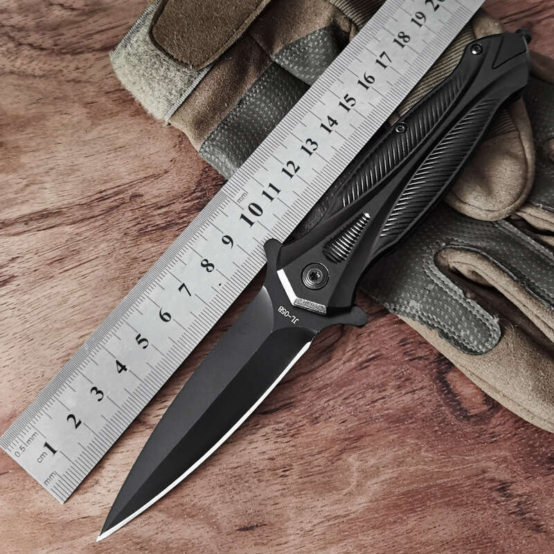 Outdoor Pocket Survival Military Disassembly Tool Short Black Butterfly 05B Folding Knife