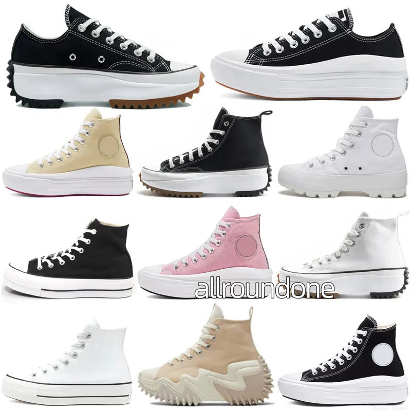 Designer shoes canvas shoes 1970s Men Casual Shoes Low High Top Red Heart Chuck Boot Skateboard Platform Sneakers Love White Black Women Trainer shoes size 35-45