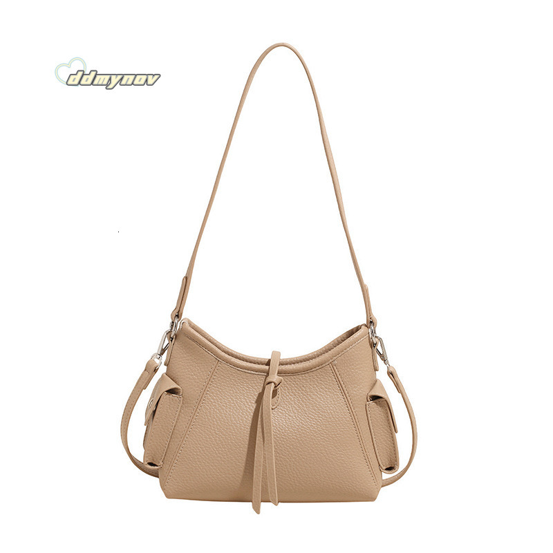 Minimalist Lychee Texture Underarm for Women 2025 Summer New Versatile Commuter High-end Single Shoulder Crossbody Bag ddmynov ddmynov