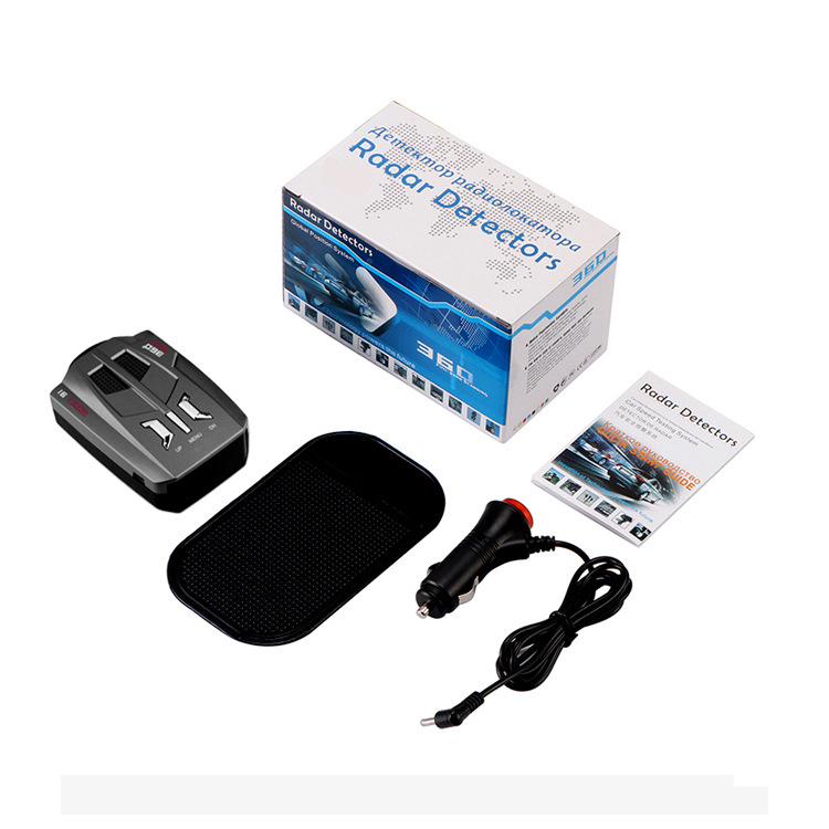 V9 Car Radar Detector 360 Degree Voice Alert Warning 16 Band Auto LED Display English / Russian Version Radar-Detector Tool
