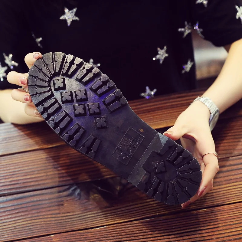 men and women boots American British platform thicksoled lowcut shoes nonslip wearresistant outdoor casual 45 250612