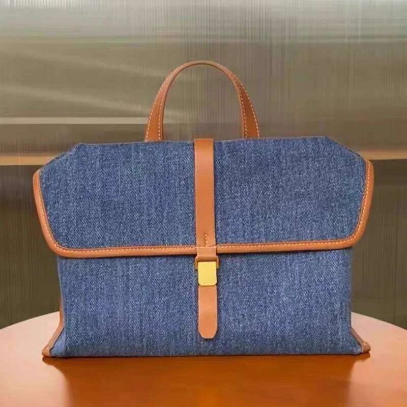 Women's Bags Designer England Style Denim Bag For Women Designer Handbag And Purses New In Canvas Sequined Top Handle Small Cloth Shoulder