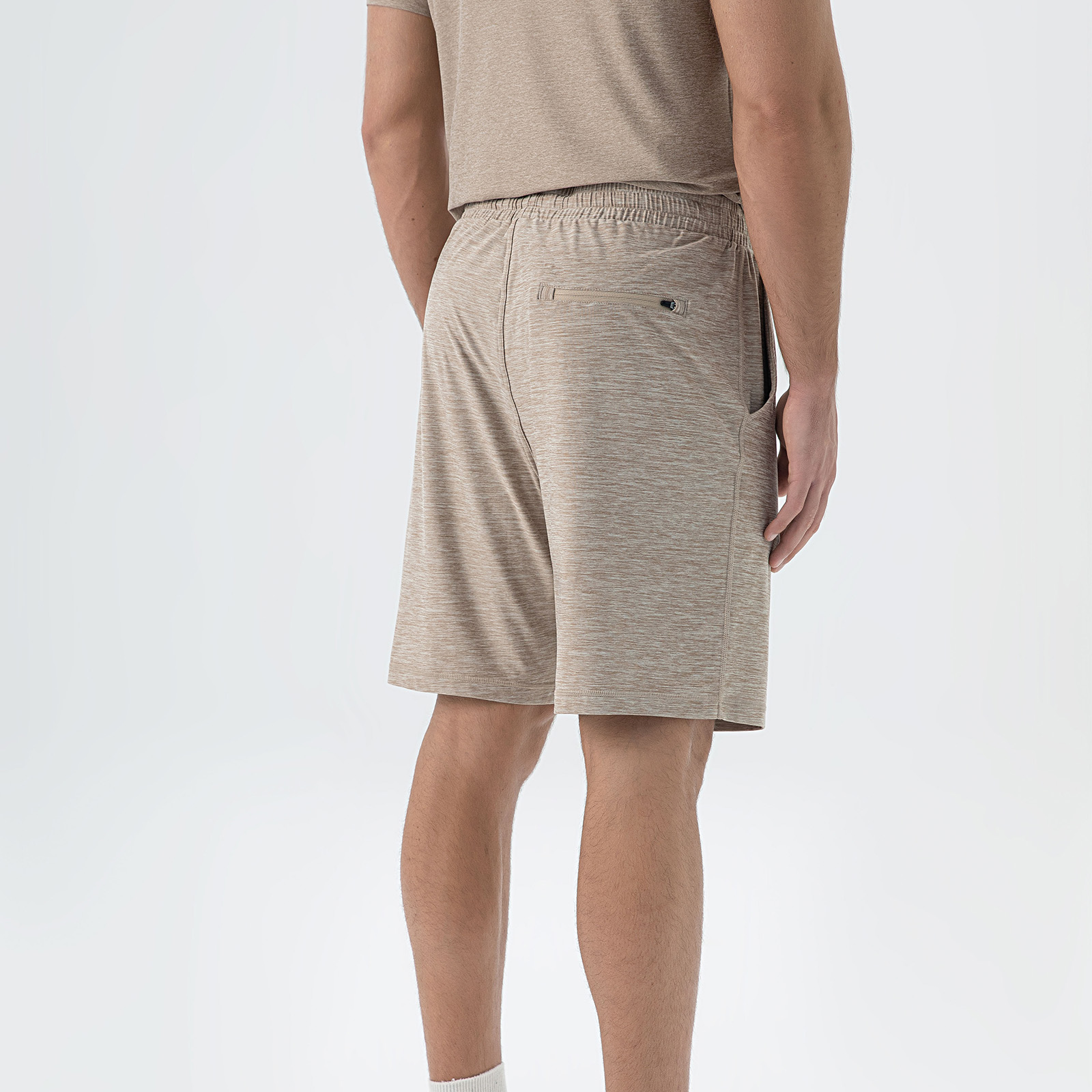 Casual Durable Heathers Grey Pant by Male Athleisure Line with Stretchy Spandex Mix