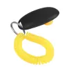 Wholesale Dog Pet Cat Puppy Button Click Clicker Training Trainer Aid Wrist Strap Guide pet dog cat trainer wristband ZZ
