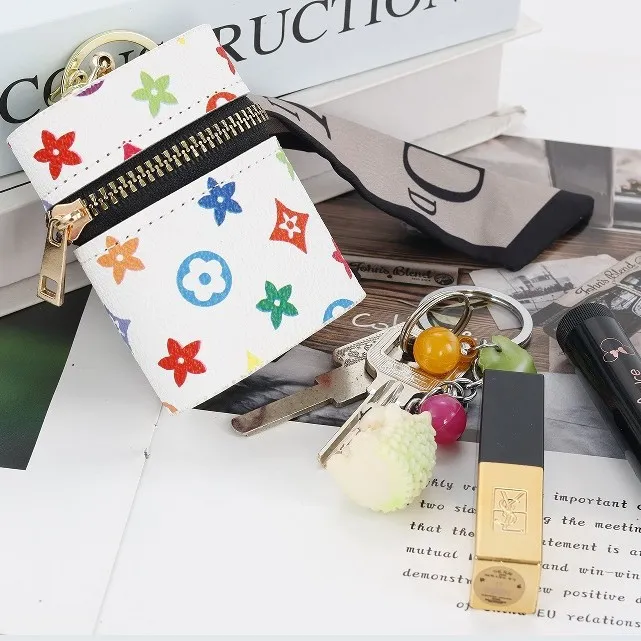 Coin Purse Keychain Mini Female Mouth Red Envelope Storage Wireless Earphone Protective Case Cute 2025