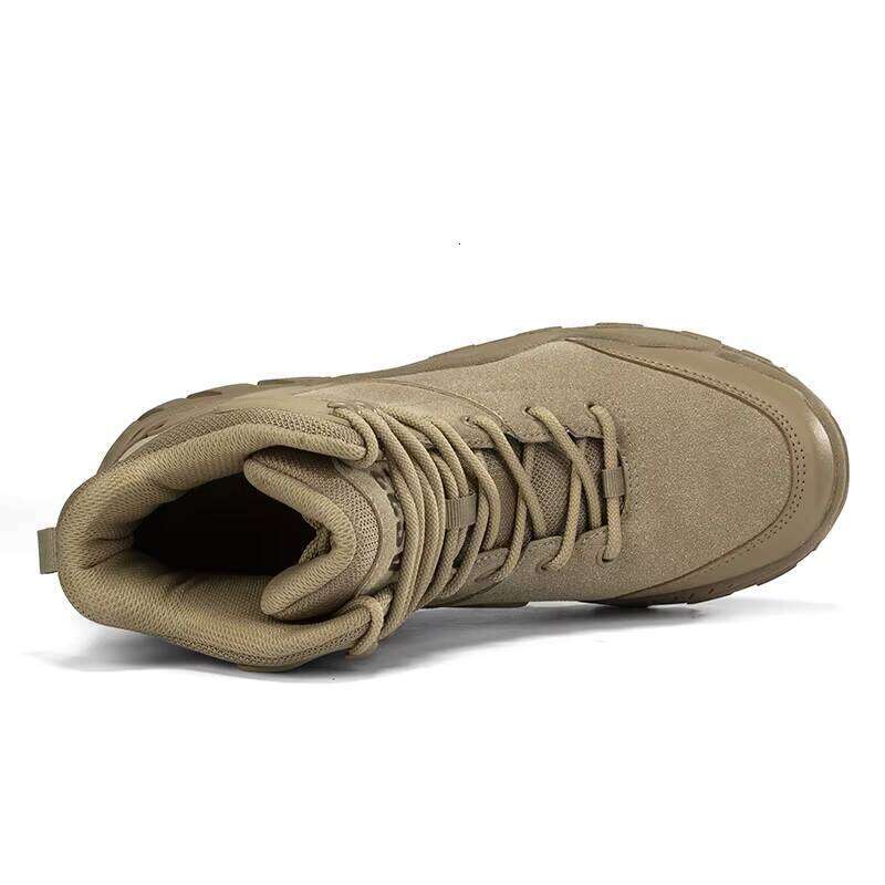 Men's High Top Desert Hiking Boots - Large Size Outdoor Mountain Shoes