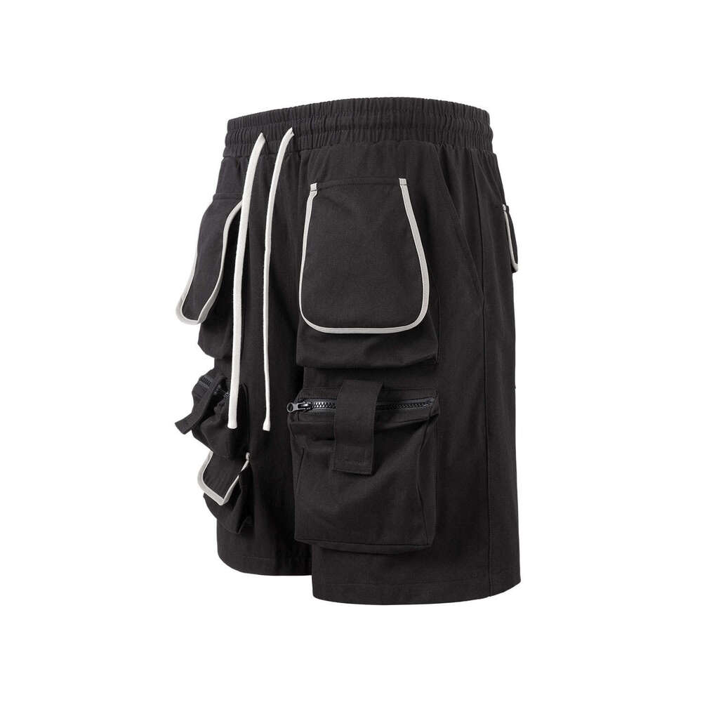 25FW Summer American High Street Heavy Craft Large Pocket RO Casual Cargo Shorts Trendy Style