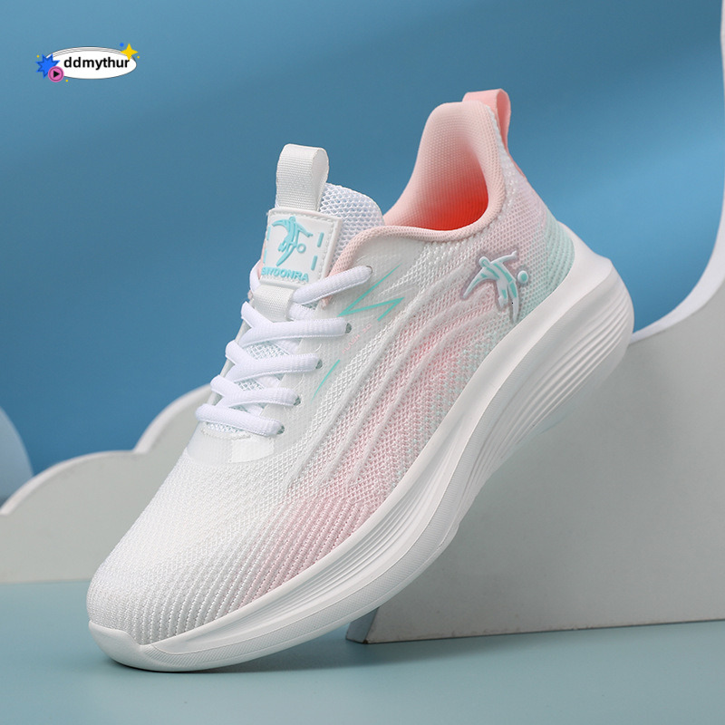 Jonidan Women's Running Summer Breathable Single Sports Lightweight Soft Sole Student Casual Mesh Shoes ddmythur