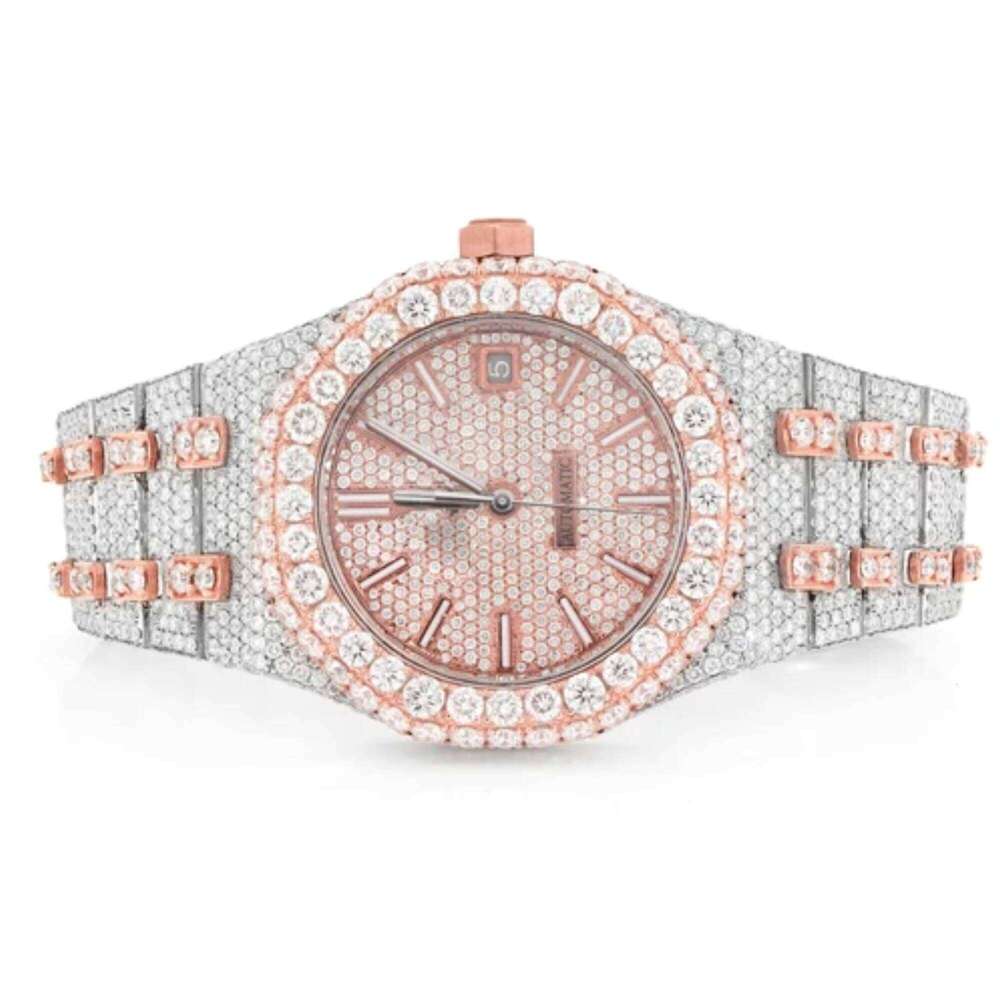 Top Quality Moissanite on Factory Price DEF Lab Grown Dia Iced Out Watch