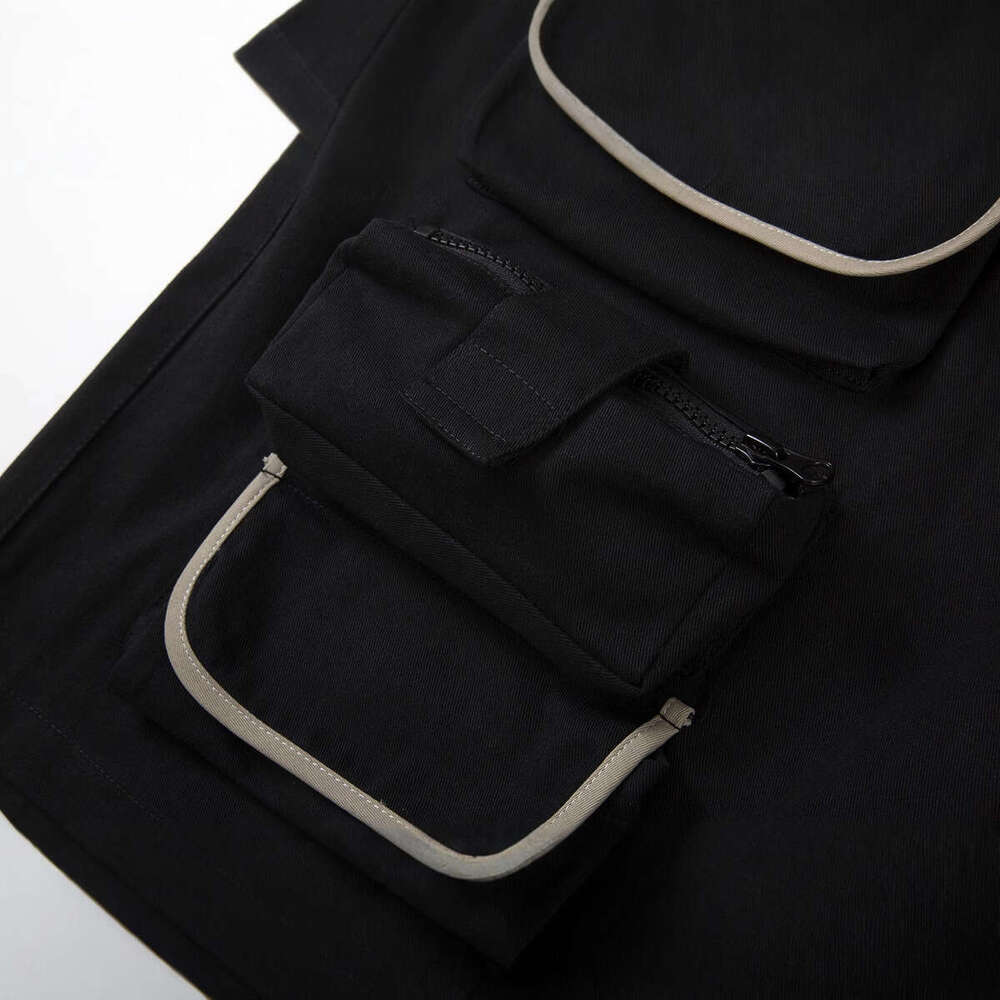 25FW Summer American High Street Heavy Craft Large Pocket RO Casual Cargo Shorts Trendy Style