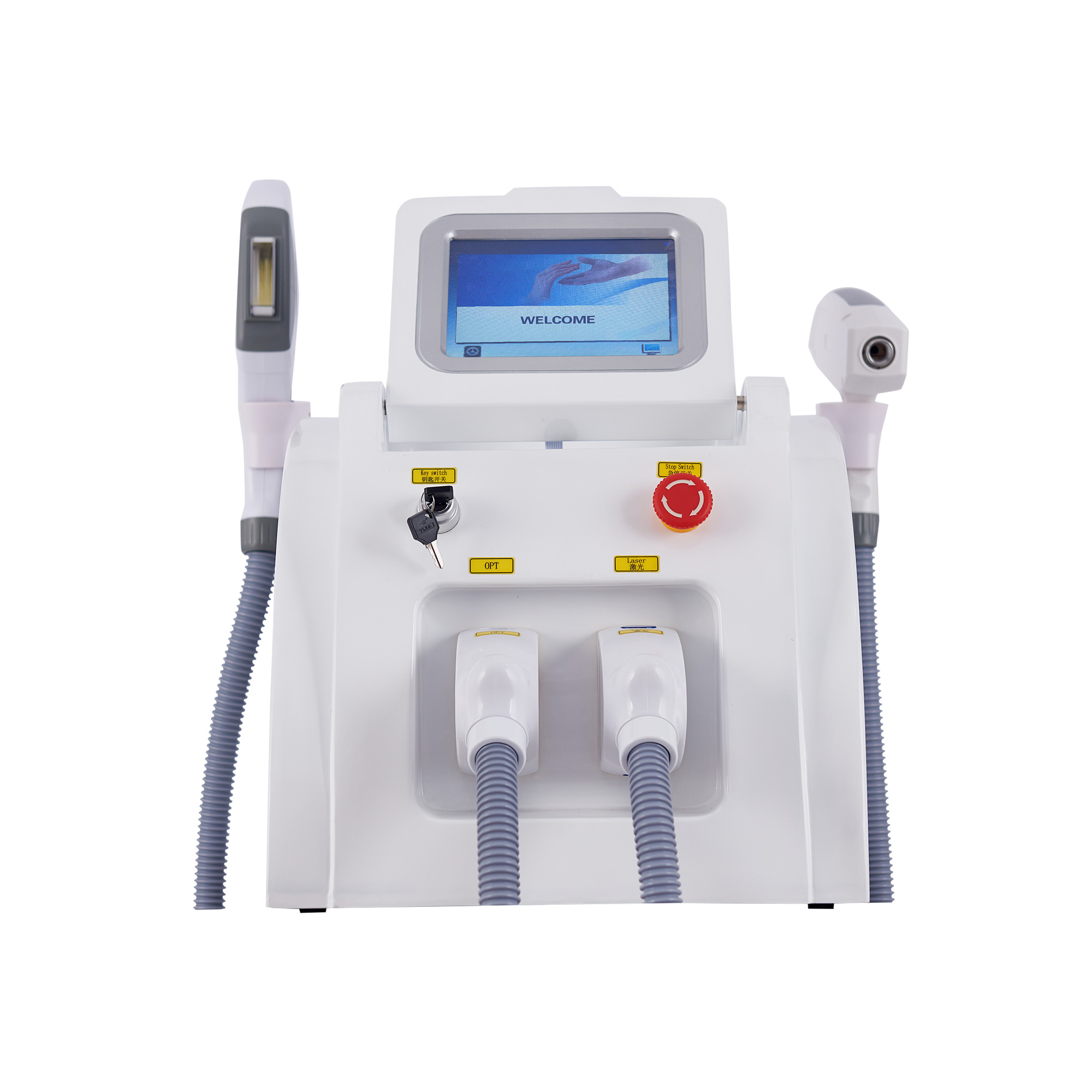 New Professional IPL+ OPT Epilator Laser Painless Hair Removal Machine E-Light Skin Whitening Fast Depilation Permanent Device