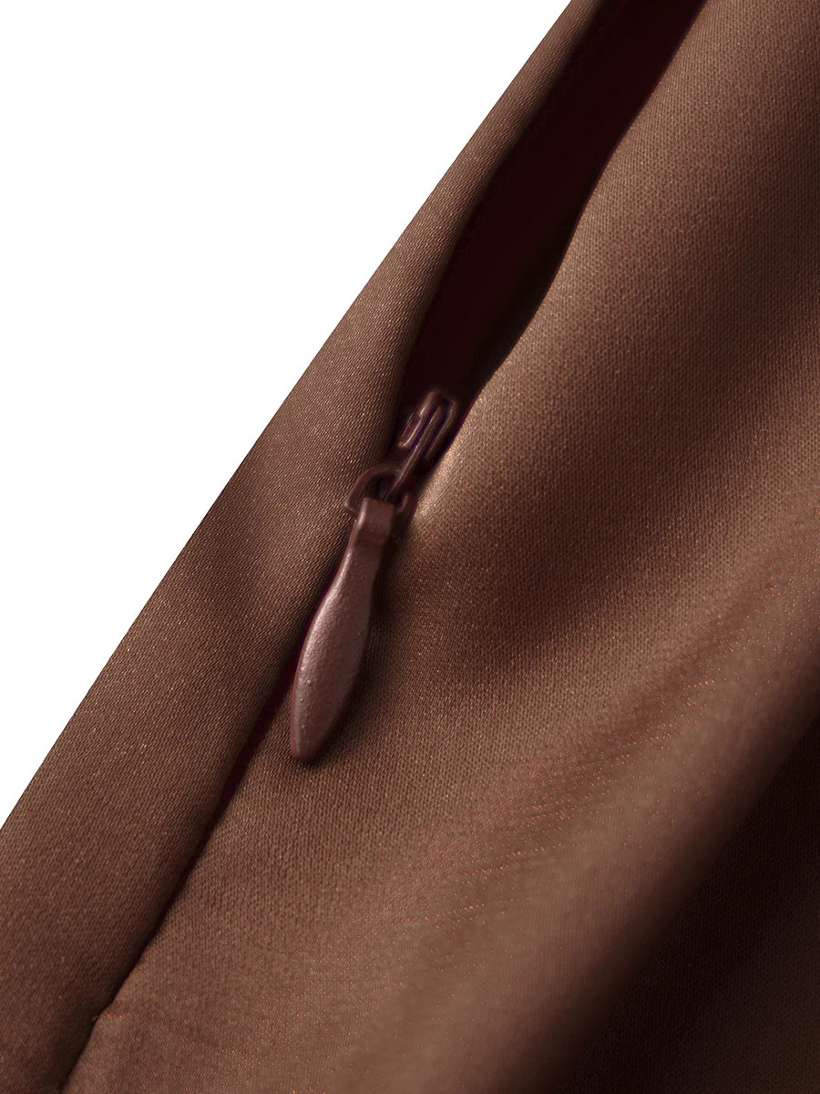 Womens Summer High Waist Skirt Solid Color Long Satin Skirt for Travel Beach Shopping 250614