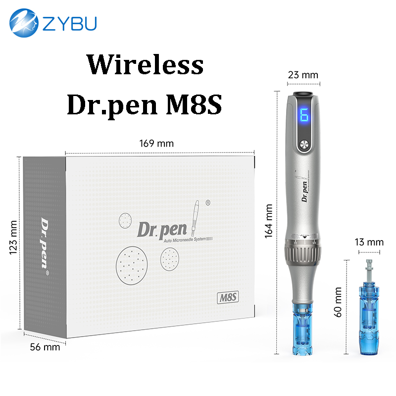 Electric DrPen Ultima M8S Derma Microneedling Pen Facial Beauty Face Skin Care Needles Device Mesotherapy Facial Treatment Machine MTS Tool Dermapen H