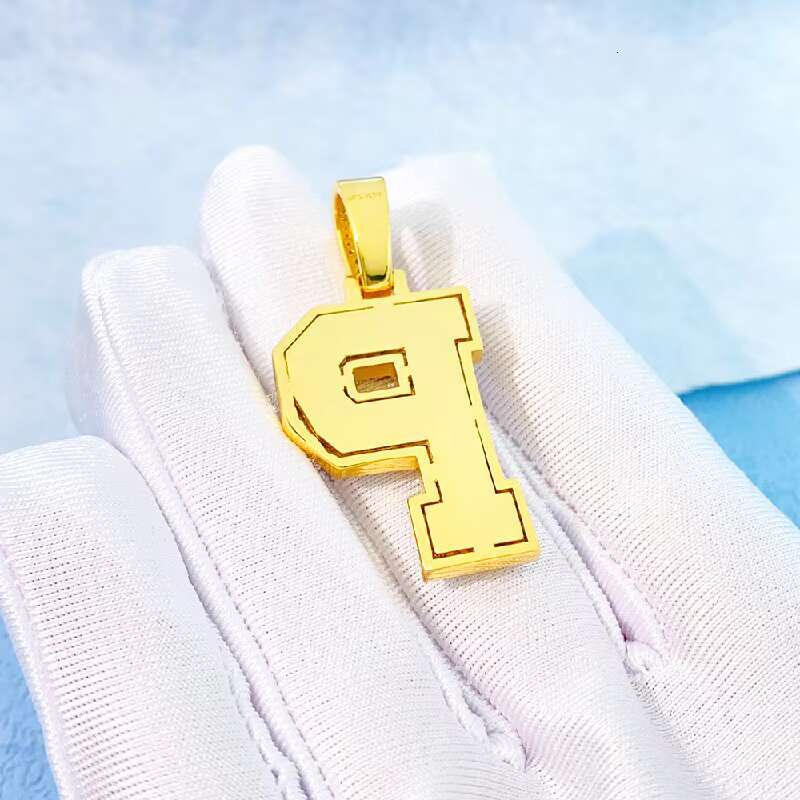 Personalized Two-tone Letter Pendant925Silver Moissanite Hip Hop Style Personality Can Pass Diamond Selector Pendant