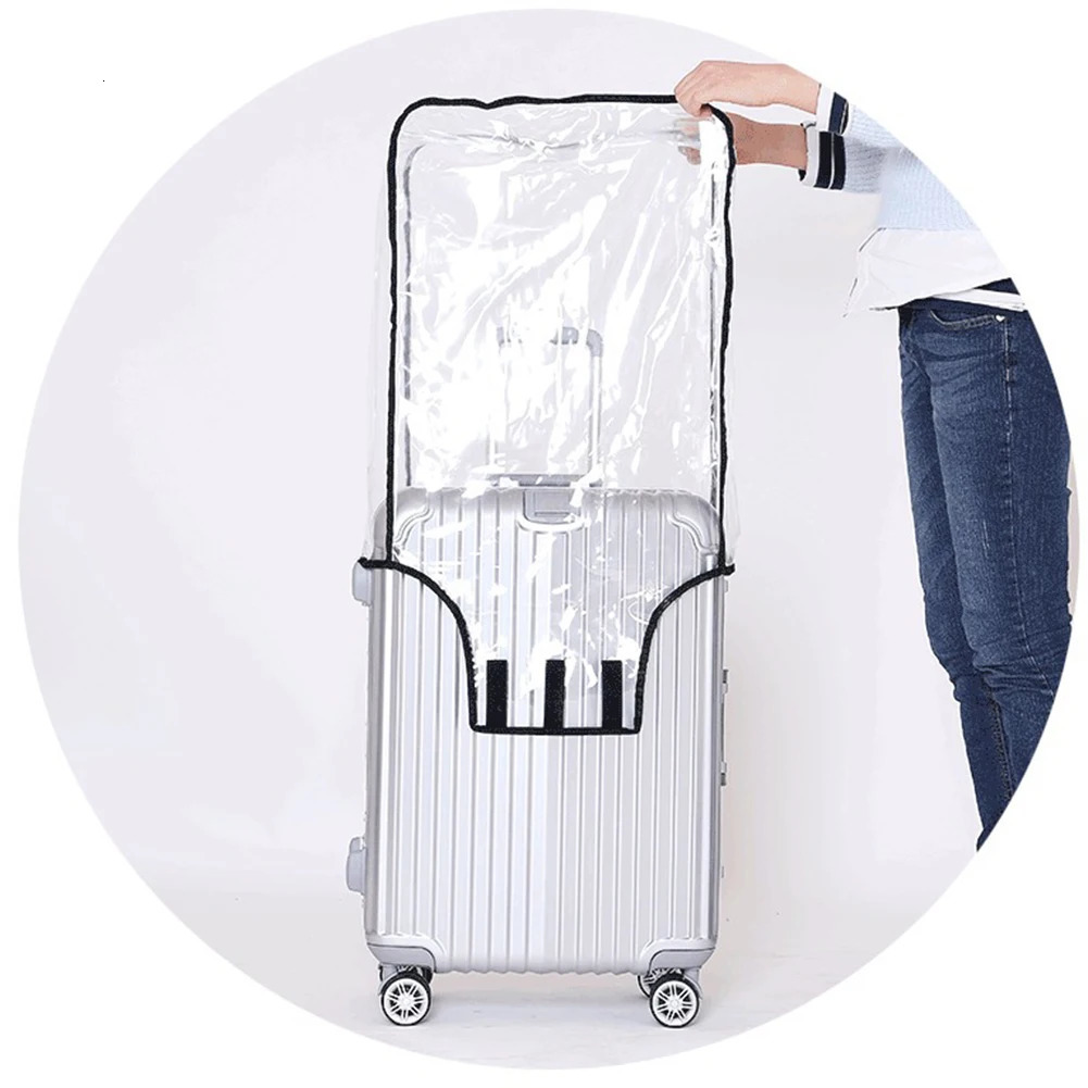 Suitcase Protective Cover Waterproof PVC Transparent Travel Luggage Protector for Wheeled 250615