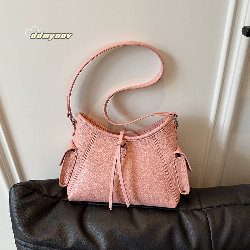 Minimalist Lychee Texture Underarm for Women 2025 Summer New Versatile Commuter High-end Single Shoulder Crossbody Bag ddmynov ddmynov