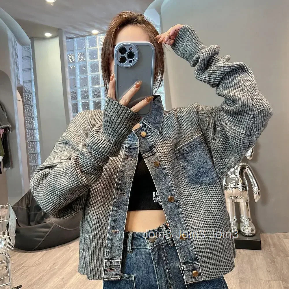 Vintage Cardigan for Women Outerwear Jacket Round O Neck Knitted Sweater Woman Korean Style Lightweight Fall 2025 Fashion Hot