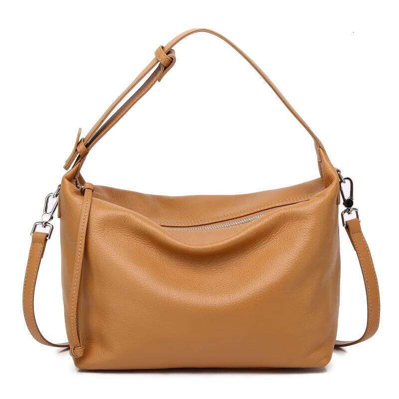 Versatile Genuine Soft Leather Crossbody For Women New Lightweight Shoulder Diagonal Underarm Bag Daily Commuter Handbags