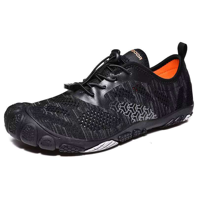 Custom Black Men's Sports Trail Skincare Running Outdoor Mountaineering Water Shoes
