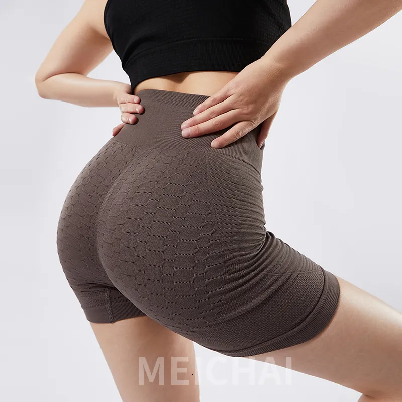 Seamless Sports High Waist Shorts Pants Push Up Leggings Elasticity Gym Running Wear Women Cycg Short Yoga Shorts Workout Clothes