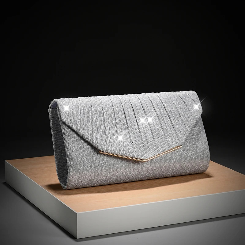 Textured Wedding Gift Clutch Bags for Women Ladies Evening Bag Designer Envelope Luxury Handbags Hardware Shoulder Bag 250614