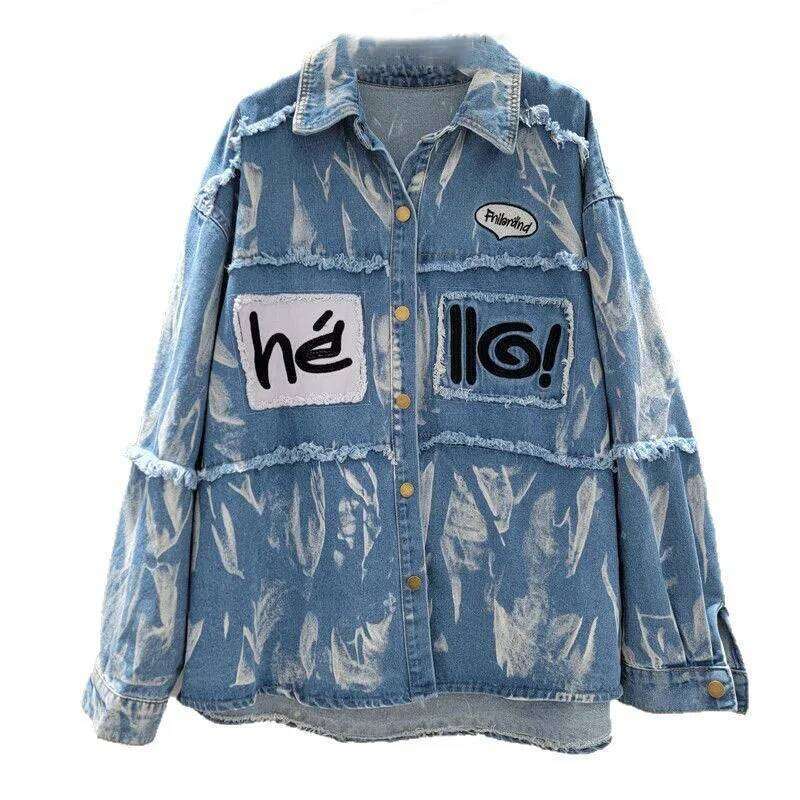 WTHT Vintage 2025 Summer Women Print Burr Edge Design Lapel Wash Shirt Trendy Long Sleeves Single-breasted Blouse Female 1LS1562
