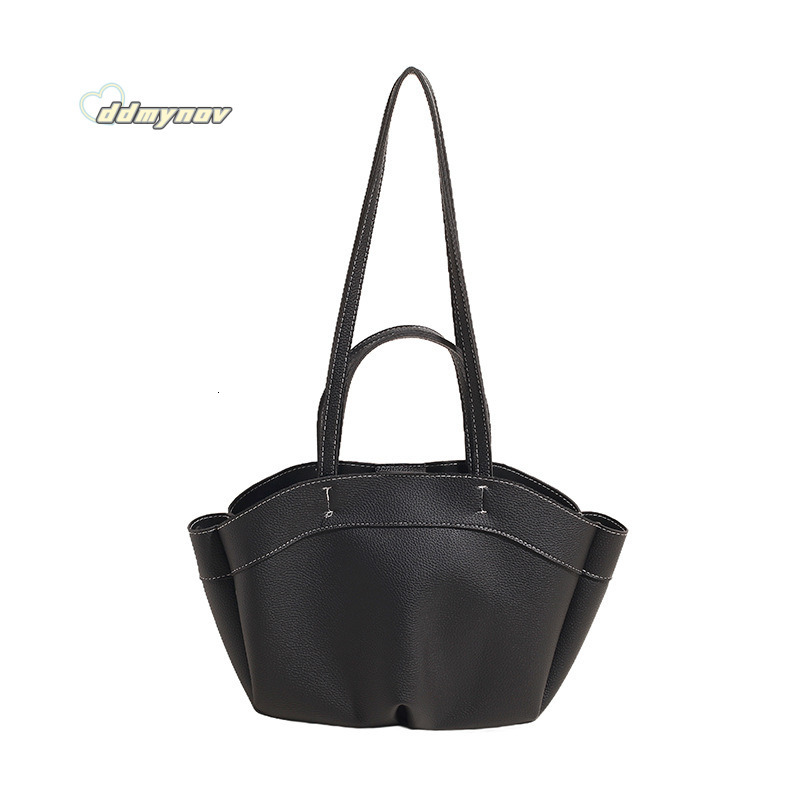 Fashion Tote for Women Autumn Winter 2024 New Large Capacity Commuter Handbag Basket Shoulder Crossbody Bag ddmynov ddmynov