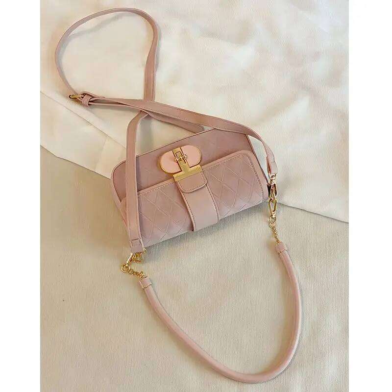 Bags Designer Summer New Women's High-End Underarm Small Square Single Shoulder Messenger Bag, Lazy Style Hand Bag