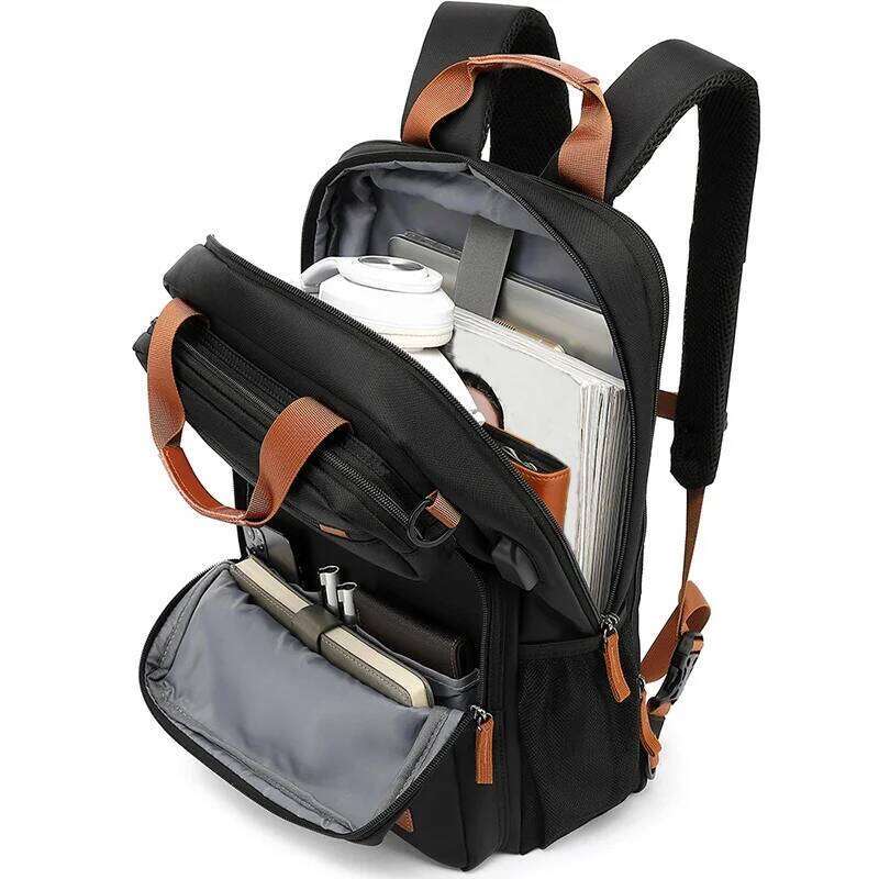 Casual Business Men's Computer 15.6 Inch Laptop Waterproof Oxford Cloth Anti-Theft Travel Backpack