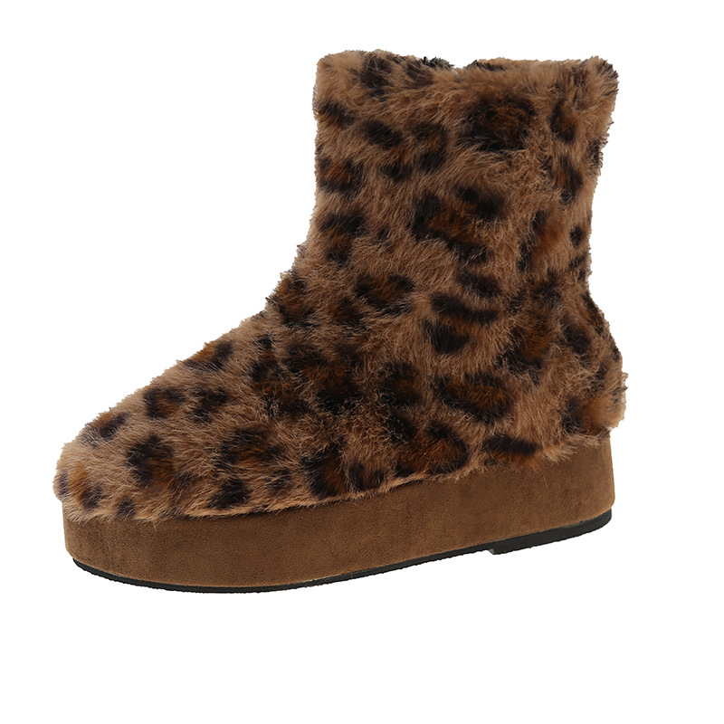 hot Free shipping designer Boots for woman cotton shoes keep warm Fashion Boots vintage platform white brown snow boots