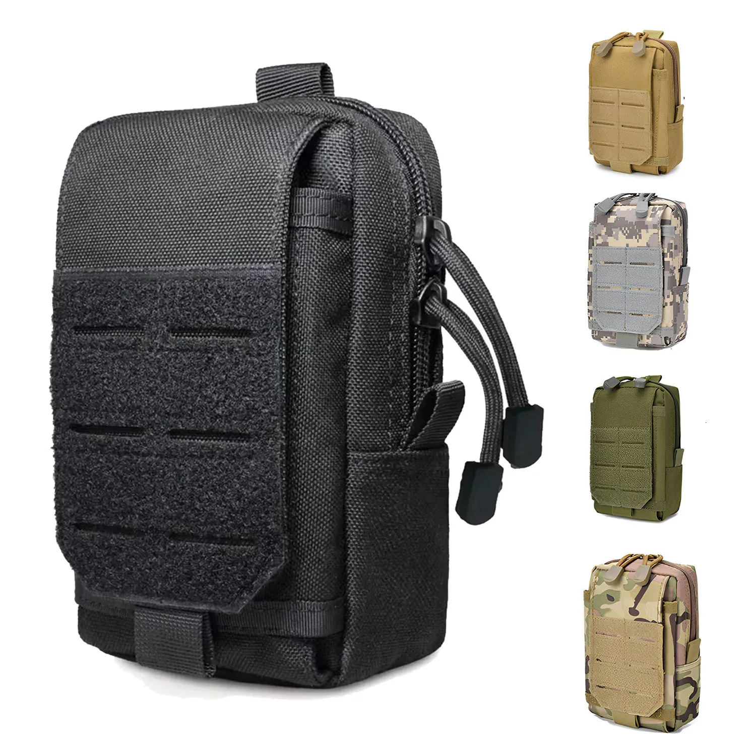 Tactical Molle Pouch Waist Bag Outdoor Men EDC Tool Pouches Utility Gadget Organizer Vest Fanny Pack Purse Mobile Phone Case 250612