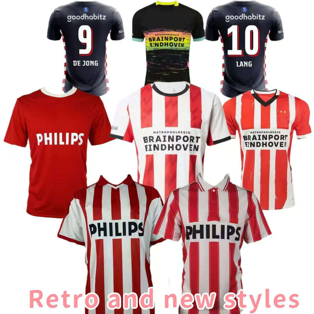 Retro classic 1989-01/25/26 Eindhoven Away Soccer Jerseys 2024 Hazard FABIO Adult Kits LANG DEST DE JONG TILLMAN BAKAYOKO Sia psvs Men It Football Shirts Kids Set TOP