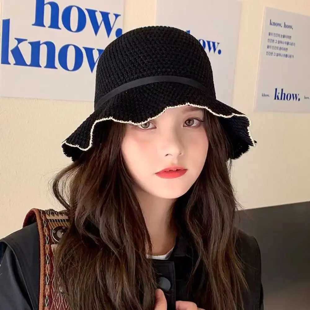 New Arrival Spring Summer Sun Hat Bow Tie Women Breathable Foldable Fisherman Hat Sun UV Protection Hiking Outdoor Beach Cap U250616