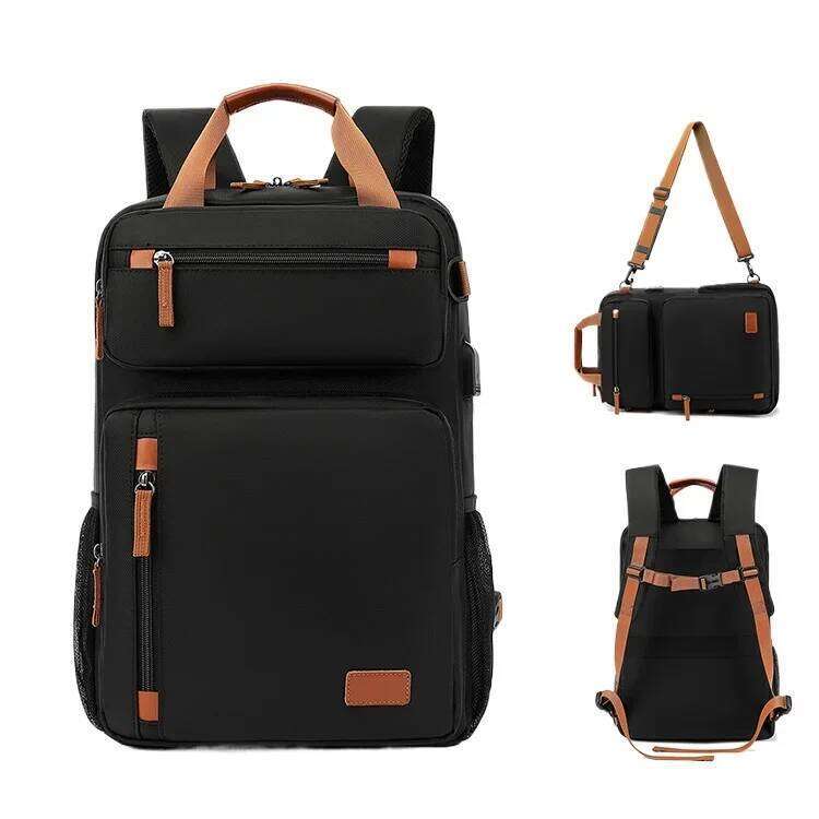 Casual Business Men's Computer 15.6 Inch Laptop Waterproof Oxford Cloth Anti-Theft Travel Backpack