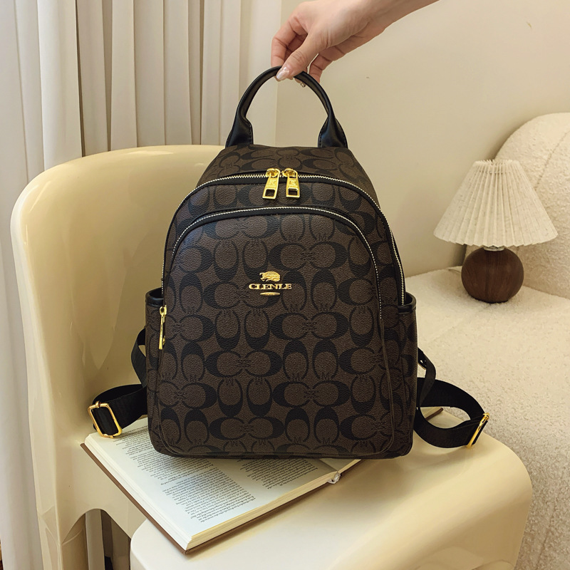 Women's backpack Women's new senior sense fashion backpack leisure large capacity travel bag