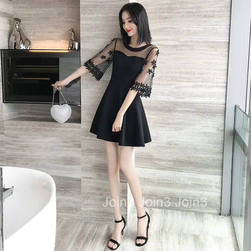 Womens Dress Mini Night Club Clothing Black Fancy Short Female Dresses 2025 Mesh Korean Style New In Xl Loose X Sale Promotion