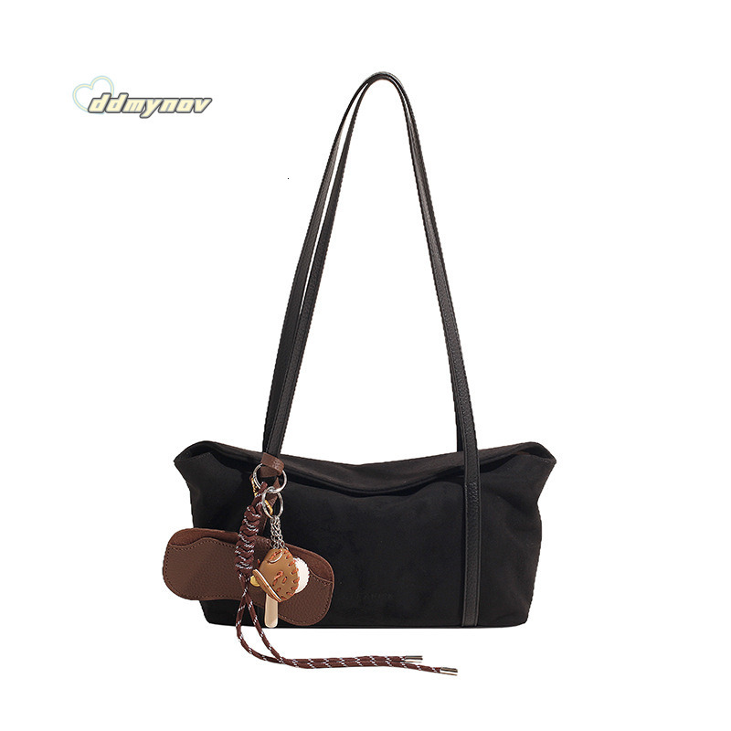 High-end Matte Tote for Women 2024 Autumn Winter New Large Capacity Commuter Shoulder Casual Underarm Bag ddmynov ddmynov