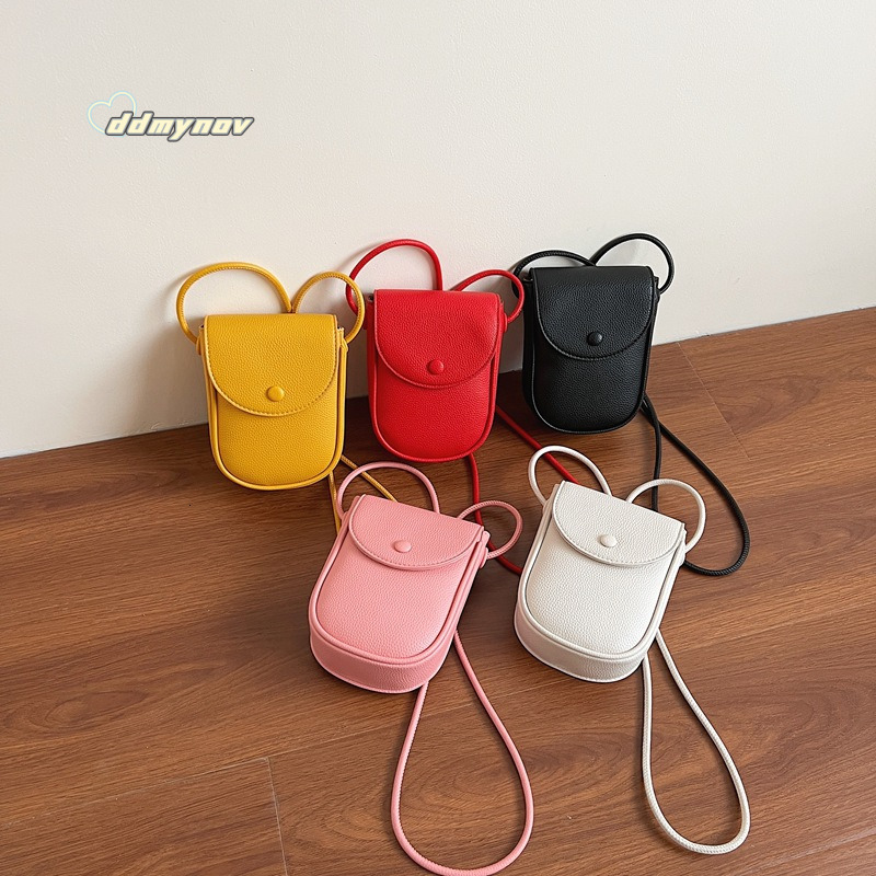 Korean Style Versatile Candy Color Crossbody for Women 2025 Summer New Fashion Commuter Phone Casual Shoulder Bag ddmynov ddmynov