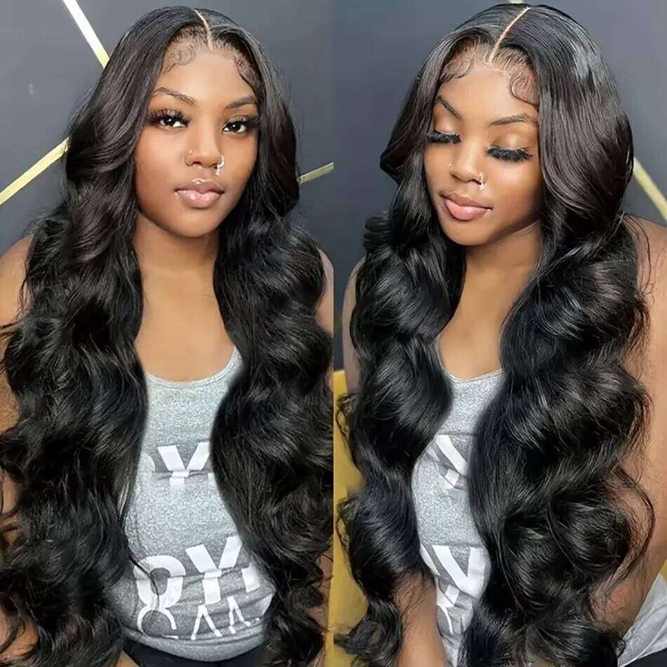 230% Brazilian Body Wave 13x4 13x6 Hd Transparent Lace Front For Women Wear and Go Glueless Wigs 100% Human Hair