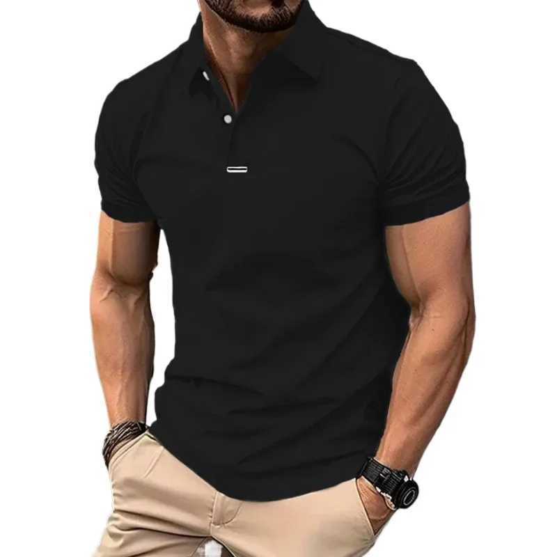 New Mens Short Sleeve Polo Shirts Golf T Shirts Man Summer Moisture Wicking Athletic Casual Shirts Breathable Lightweight Tops W250616