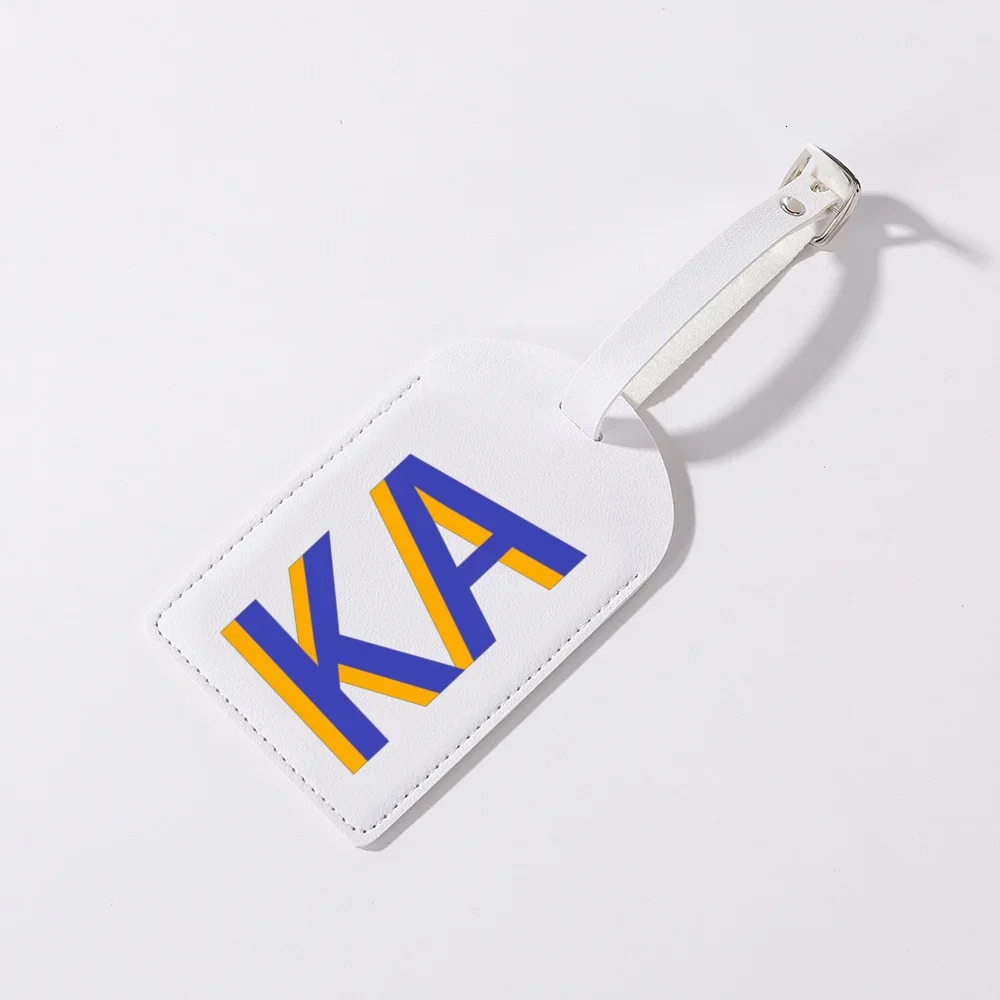Personalised Shadow Monogram Luggage Tag PU Leather for Suitcase Baggage Handbag Tags Travel Bag Label Gift 250616