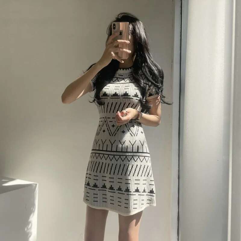 Dresses for Women Short Crochet Sexy Daring Clothes Knitted Extreme Mini Woman Dress 2024 Harajuku New In Korean Fashion Sale