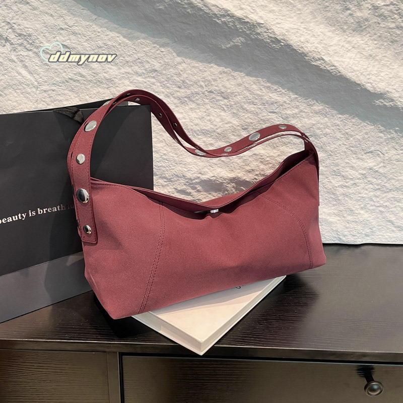 Large Capacity Soft Leather Matte Texture Underarm for Women Summer Fashion Casual Versatile Commuter Shoulder Tote Bag ddmynov ddmynov