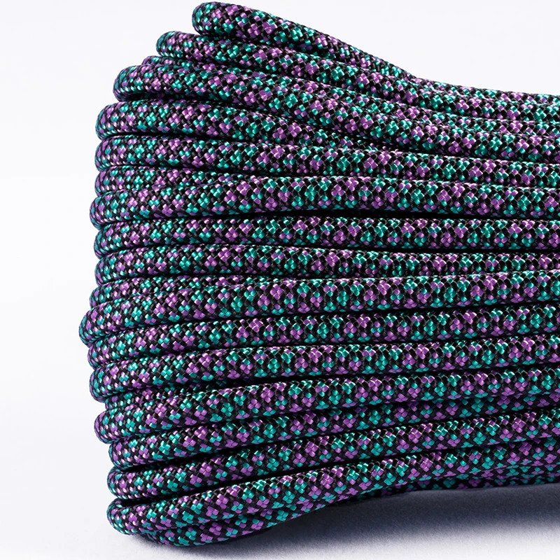 7 Cores 550 Paracord Cord 5 15 31M Dia4mm For Outdoor Camping Survival Lanyard Parachute Rope Hiking Tent Accessories 250611