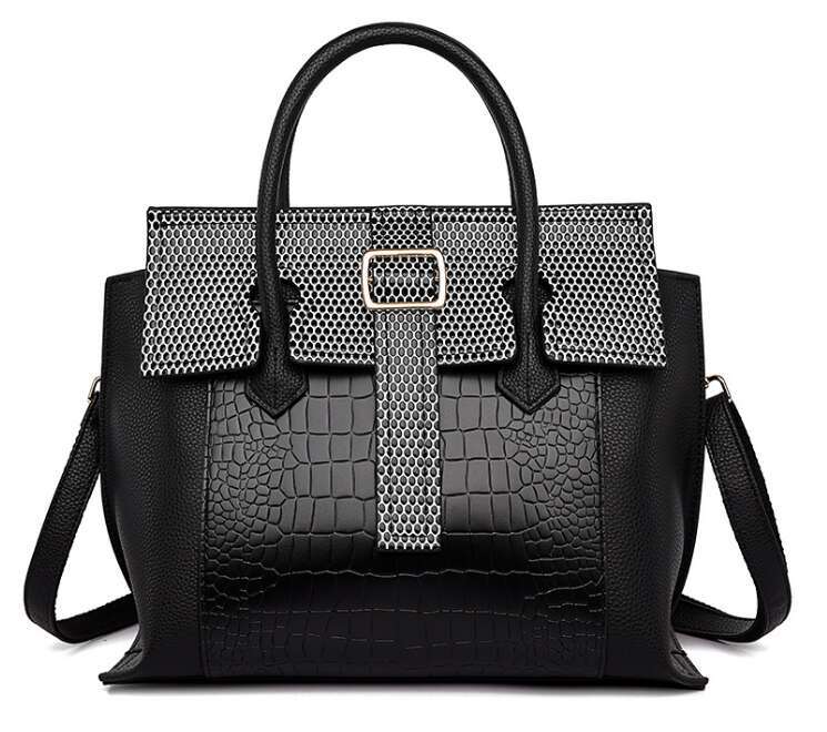Hot Selling Brand Crocodile Pattern Leather Handbags Designer High Quality Alligator Large Capacity Lady Totes Shoulder Crossbody Bag