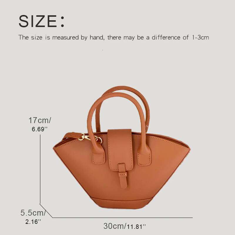 Women's Bags Designer Vintage Shell Bags For Women Designer Handbags And Purses 2023 New In PU Top Handle Korean Small Shoulder Messenger Bag