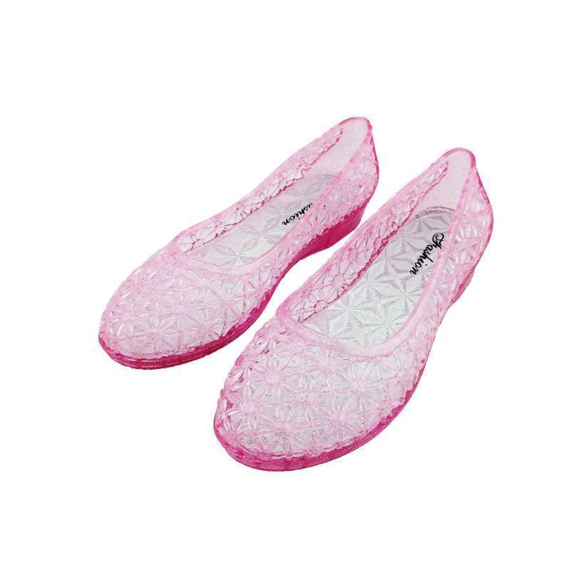 Summer Crystal Sandals Flat Shoes Fashionable Multi functional Beach Women's Sandals Designer Sandals Anti slip Hollow Women's Slippers